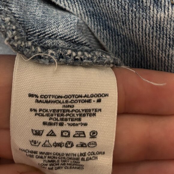 FREE PEOPLE Cropped Denim Jacket - Picture 6 of 7